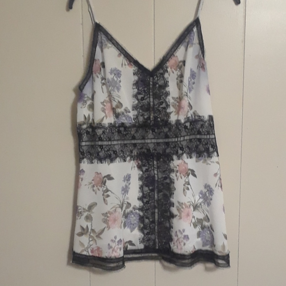 Lace detailed, light weight, dressy tank top